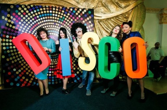 буквы для вечеринки в стиле диско